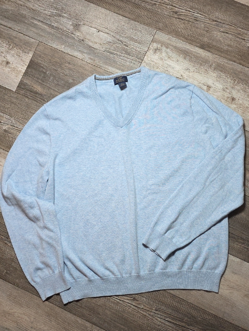 Brooks Brothers 346 Supima Cotton Preppy V-neck Sweater Size XL